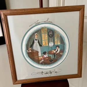 P. Buckley Moss Signed and Numbered Framed Lithograph